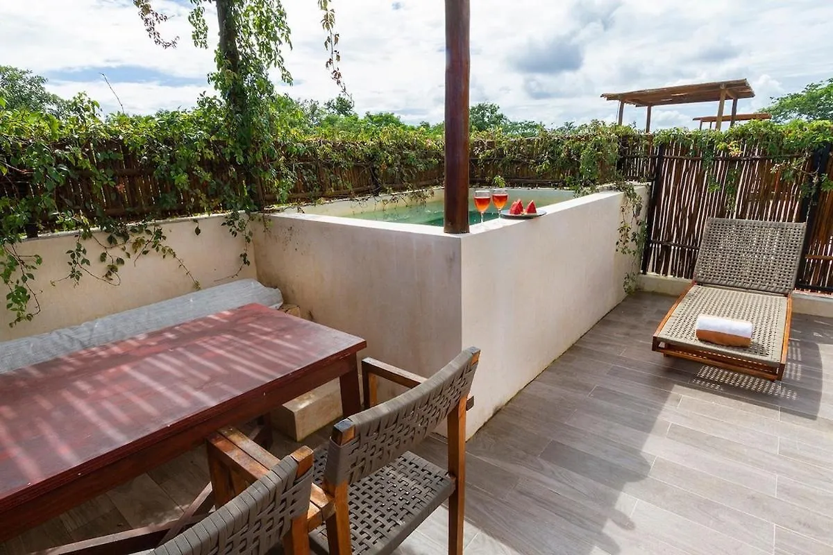 Villa 2 Bdr Bohemia Private Pool Yoga Relax Tulum