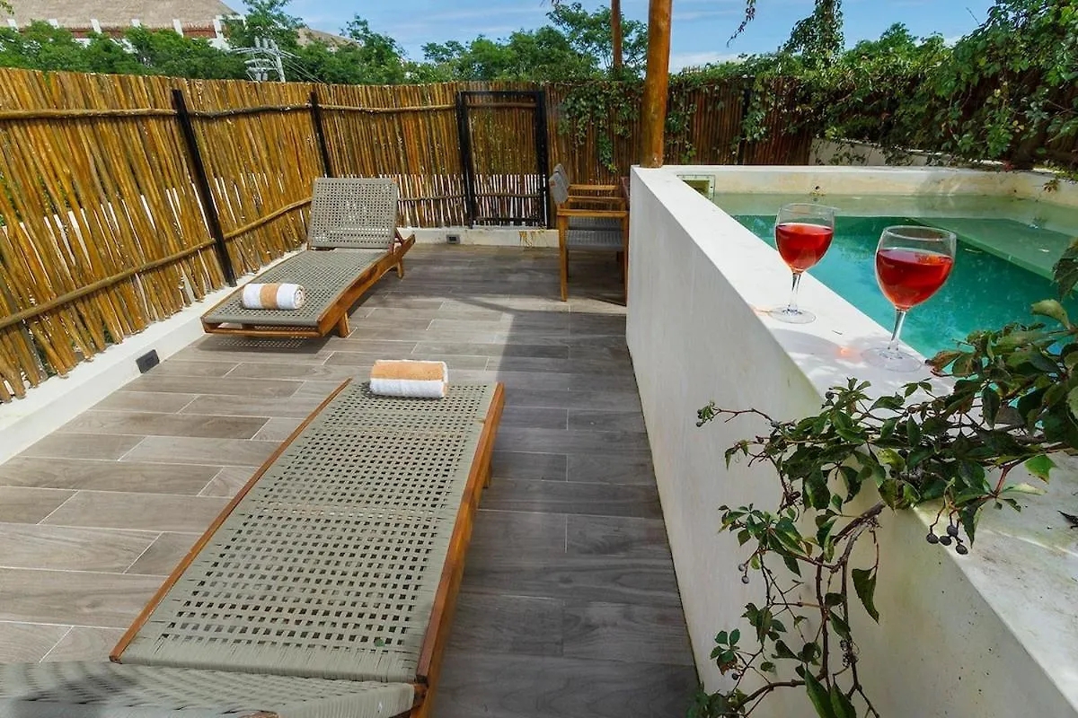 Villa 2 Bdr Bohemia Private Pool Yoga Relax Tulum 0*,  Mexico